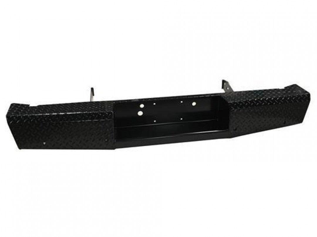 03 - 07 Chevrolet and GMC 2500/3500 Trail FX Rear Diamond Plate Bumper - Black Patch Performance - FX1003