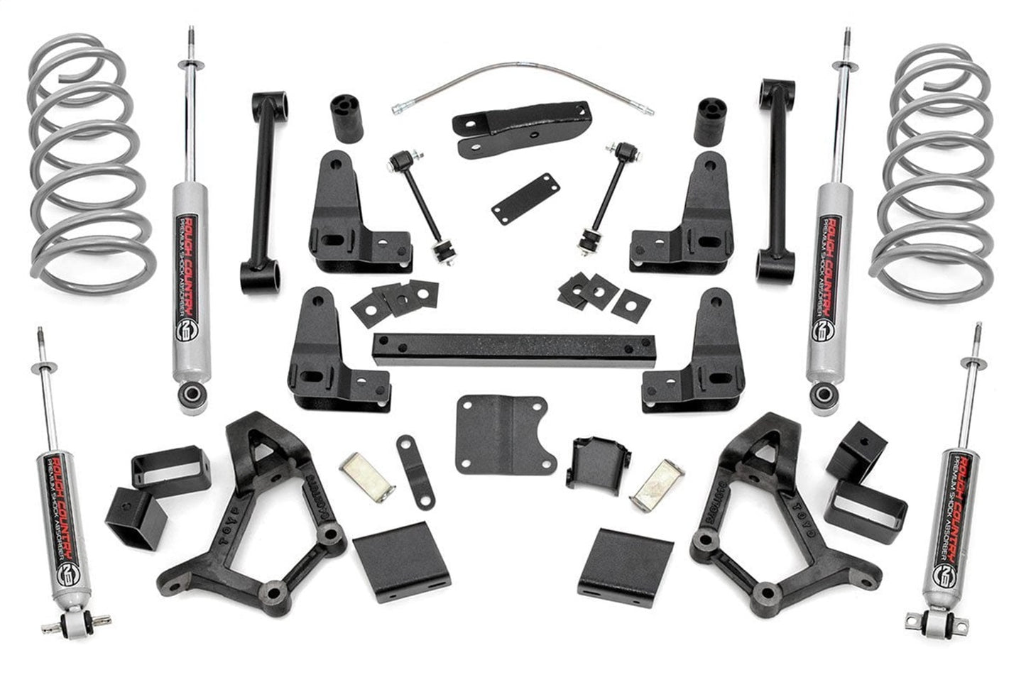Rough Country 4 in. to 5 in Suspension Lift Kit w/Shocks - 736.20