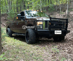 [Scratch & Dent] 08-10 Ford F250/F350 Trail FX Front Diamond Plate Bumper - Made in the USA