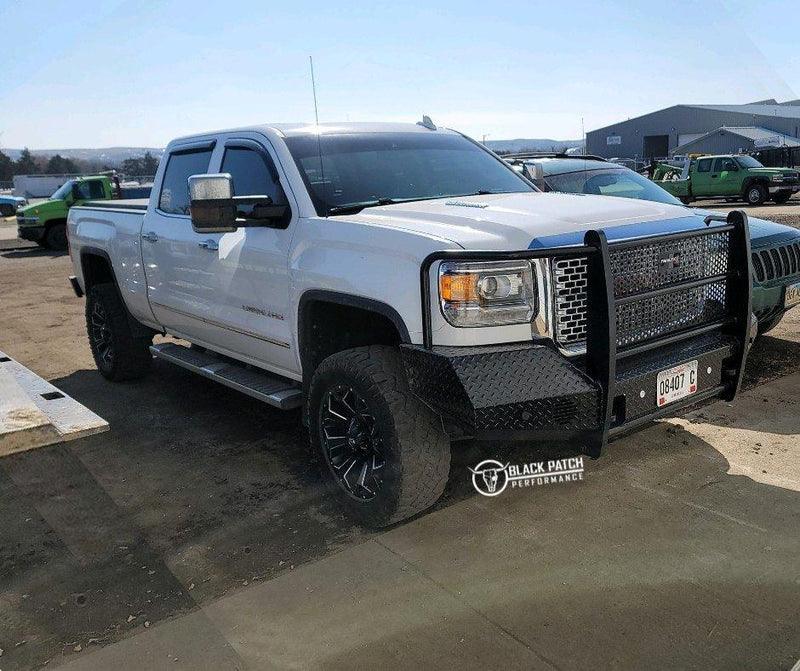 [Scratch & Dent] 15-19 GMC 2500/3500 Trail FX Front Diamond Plate Bumper - Made in the USA