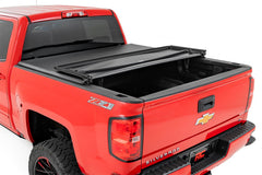 Rough Country Soft Tri-Fold Tonneau Bed Cover - 41214550