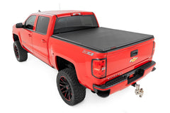 Rough Country Soft Tri-Fold Tonneau Bed Cover - 41214550
