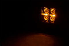Rough Country Black Series Cree LED Fog Light Kit - 70903BLKDRLA