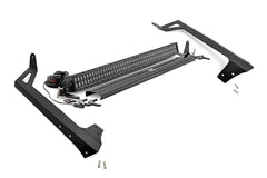 Rough Country LED Light Bar Windshield Mounting Brackets - 70504BL