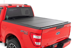 Rough Country Hard Tri-Fold Tonneau Bed Cover - 49220550