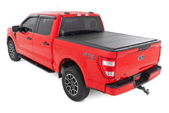 Rough Country Hard Tri-Fold Tonneau Bed Cover - 49220550