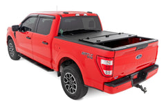 Rough Country Hard Tri-Fold Tonneau Bed Cover - 49220550