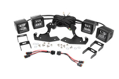 Rough Country Black Series LED Fog Light Kit - 70628