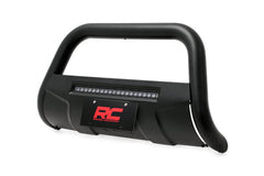 Rough Country Black Bull Bar w/ Integrated Black Series 20-inch LED Light Bar - B-T4071