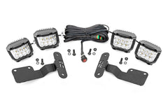 Rough Country LED Lower Windshield Ditch Kit - 70873