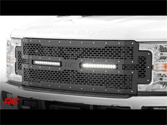 Rough Country Mesh Grille w/LED - 70216