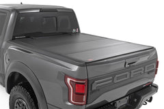 Rough Country Hard Tri-Fold Tonneau Bed Cover - 49221550