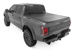 Rough Country Hard Tri-Fold Tonneau Bed Cover - 49221550