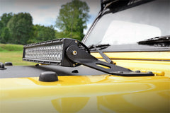 Rough Country LED Light Bar Hood Mounting Brackets - 70210