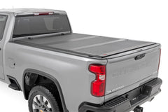 Rough Country Hard Tri-Fold Tonneau Bed Cover - 49120651