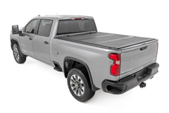Rough Country Hard Tri-Fold Tonneau Bed Cover - 49120651