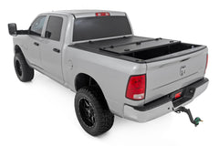 Rough Country Hard Tri-Fold Tonneau Bed Cover - 49318650