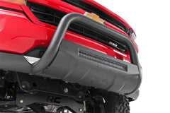 Rough Country Black Bull Bar w/ Integrated Black Series 20-inch LED Light Bar - B-T4051