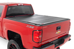 Rough Country Hard Tri-Fold Tonneau Bed Cover - 49119651