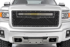 Rough Country Mesh Grille w/LED - 70190BDA