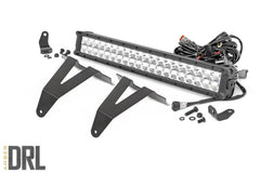 Rough Country Hidden Bumper Chrome Series LED Light Bar Kit - 70781