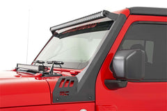 Rough Country LED Light Bar Windshield Mounting Brackets - 70065