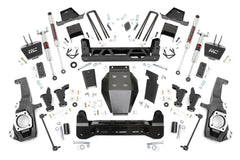 Rough Country 7 in Suspension Lift Kit w/Shocks - 11740