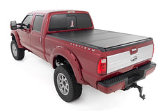 Rough Country Hard Tri-Fold Tonneau Bed Cover - 49214651
