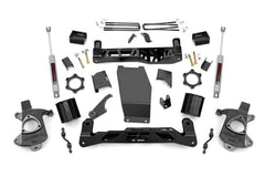 Rough Country 5 in Suspension Lift Kit w/Shocks - 22470