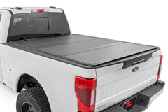 Rough Country Hard Tri-Fold Tonneau Bed Cover - 49220651