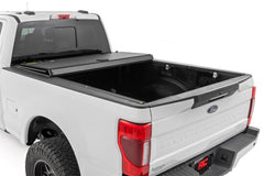 Rough Country Hard Tri-Fold Tonneau Bed Cover - 49220651