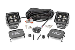 Rough Country Black Series LED Fog Light Kit - 70060