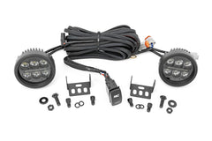 Rough Country Black Series LED Fog Light Kit - 70900