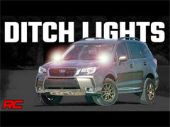 Rough Country LED Lower Windshield Ditch Kit - 70868