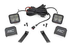 Rough Country LED Lower Windshield Ditch Kit - 70084