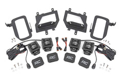 Rough Country Black Series LED Fog Light Kit - 70831