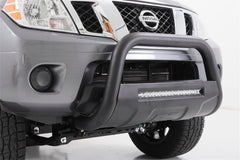Rough Country Black Bull Bar w/ Integrated Black Series 20-inch LED Light Bar - B-N4150