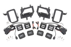 Rough Country Black Series LED Fog Light Kit - 70832