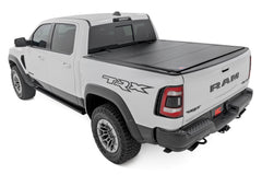 Rough Country Hard Tri-Fold Tonneau Bed Cover - 49320550