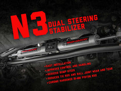 Rough Country N3 Dual Steering Stabilizer - 8735630