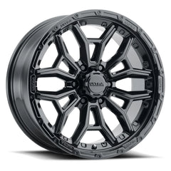 126-7984BK+18 17X9 6X5.50 (+18) ULT 126BK Warmonger 6 (HB 106.1)