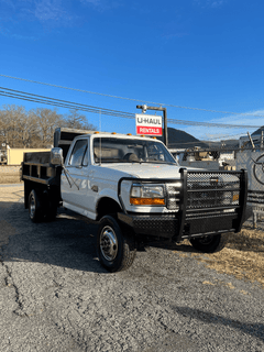 92-97 Ford F250/F350 Diamond Plate Ranch Style Bumper- RETROFIT OPTION