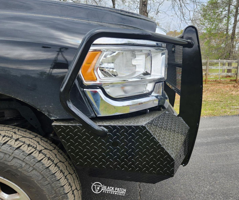 [Scratch & Dent] 19-24 Ram 2500/3500 Trail FX Front Diamond Plate Bumper - Made in the USA