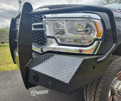 [Scratch & Dent] 19-24 Ram 2500/3500 Trail FX Front Diamond Plate Bumper - Made in the USA