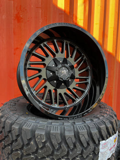 20x12 6x5.5 & 6x135 Luxx Hd LHD19 Matte Face/Gloss Lip