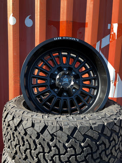 20x10 6x5.5 & 6x135 Luxx Hd LHD27 Satin Black