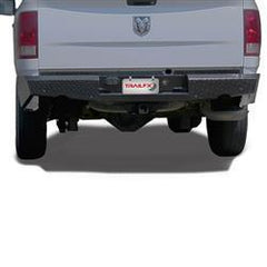 19 - 22 Ram 2500/3500 AND 09 - 20 OLD Model Ram 1500 Trail FX Rear Diamond Plate Bumper - Black Patch Performance - FX1020